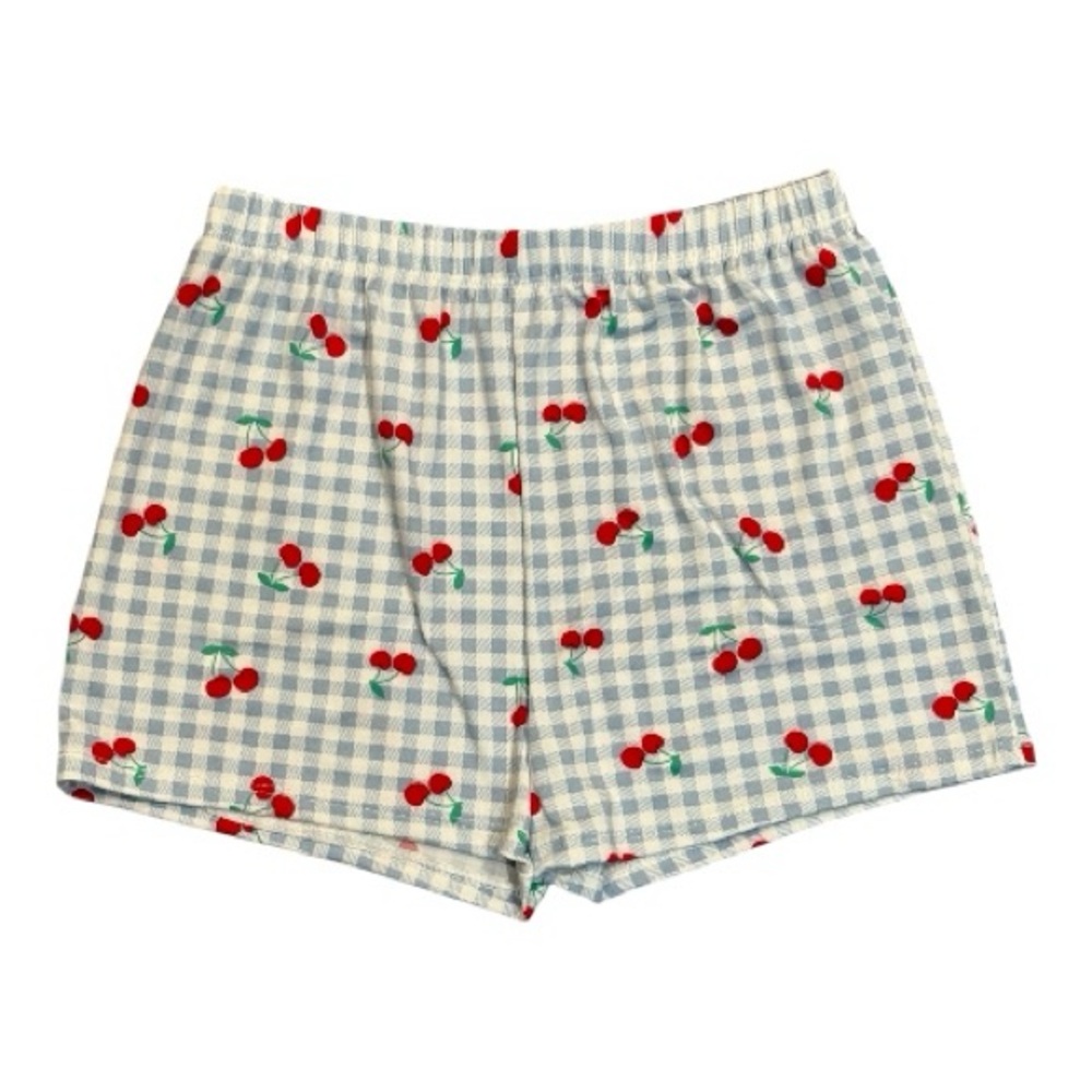 Btween sky blue cherries shorts outfit - Picture 3 of 6